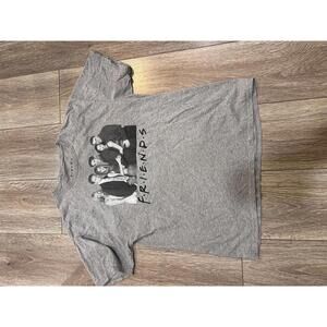Friends TV Show Graphic T-Shirt - Men's Large Grey